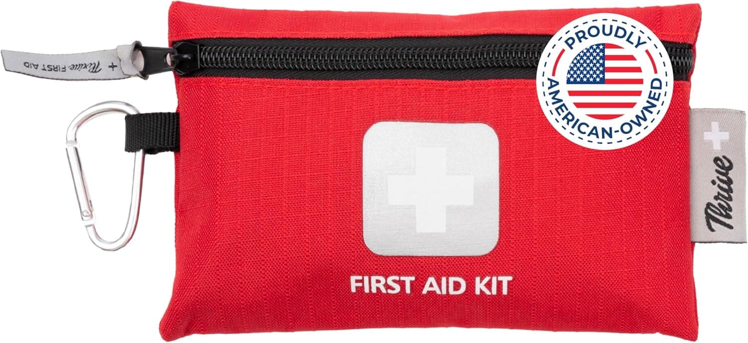 Thrive Mini First Aid Kit Waterproof Travel 66-Piece