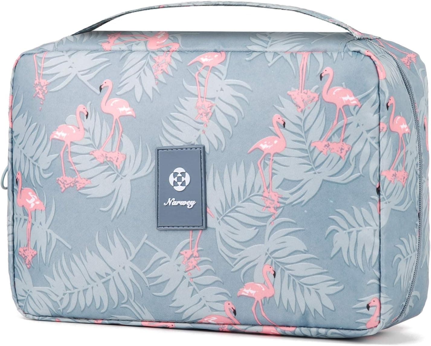 Narwey Small Hanging Travel Toiletry Bag (Flamingo)