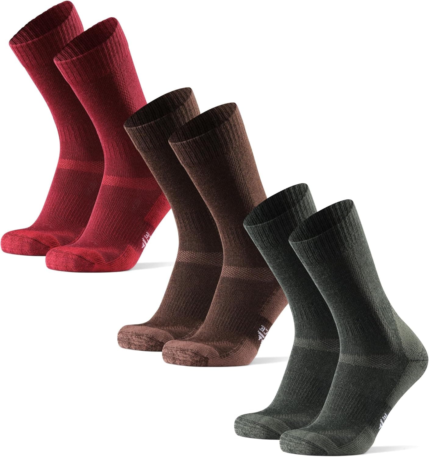 Danish Endurance Merino Wool Hiking Socks (3-Pack)