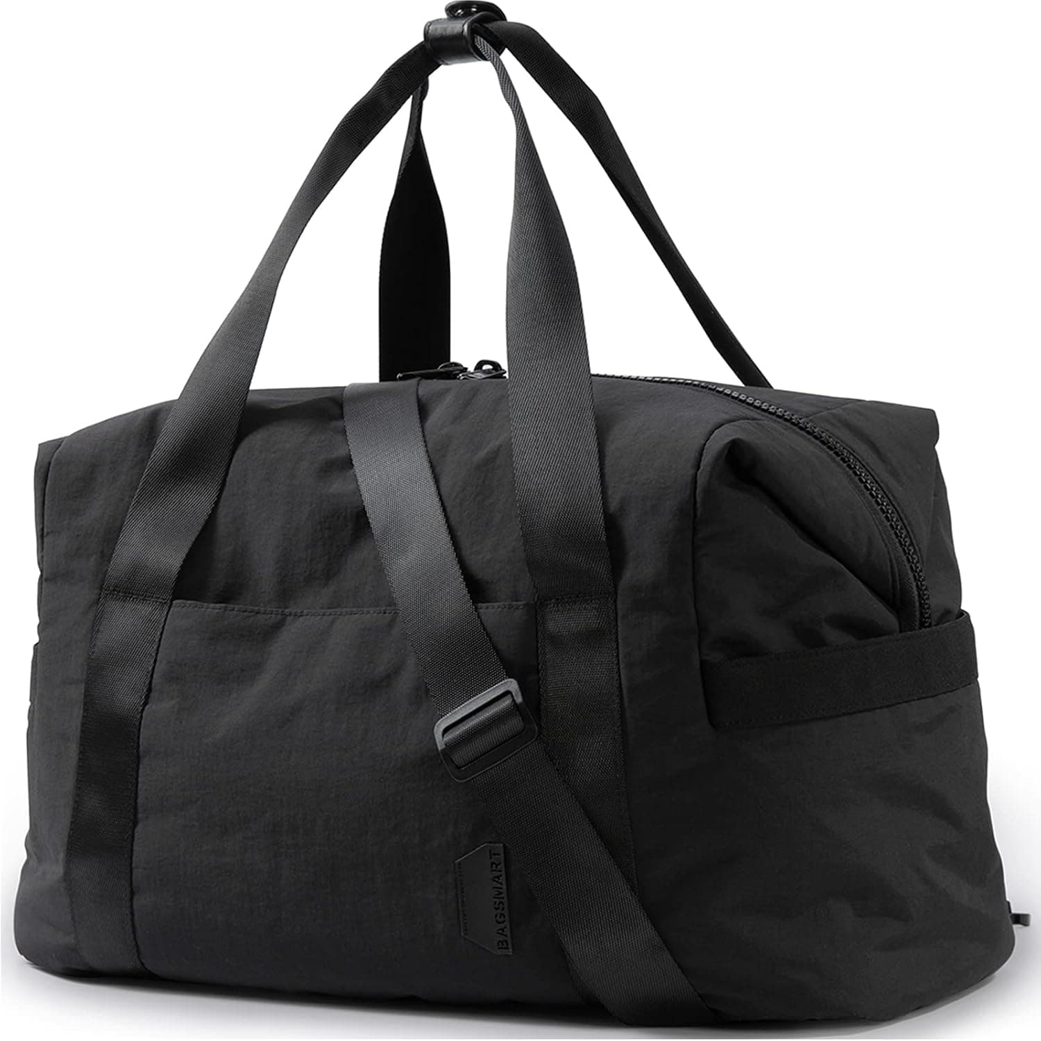 BAGSMART Weekender Bag for Women, Carry On Overnight Travel Duffel Bag with Trolley Sleeve