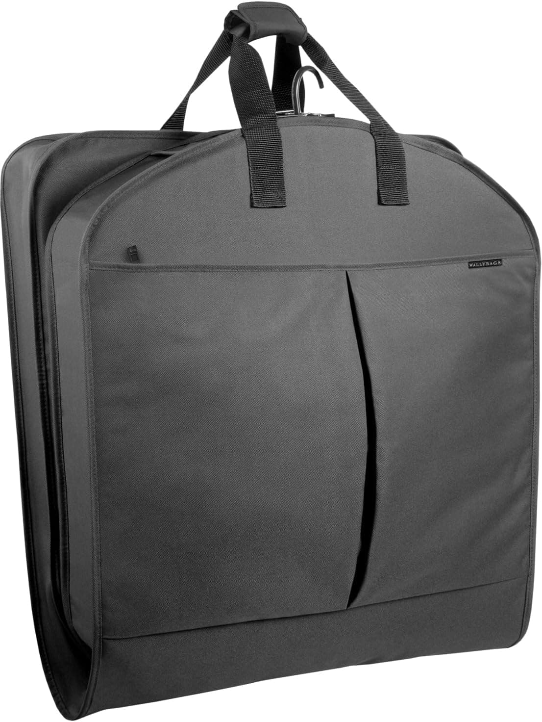WallyBags 52" Deluxe Travel Carry-On Garment Bag with Two Pockets, Perfect for Dresses, Suits, 