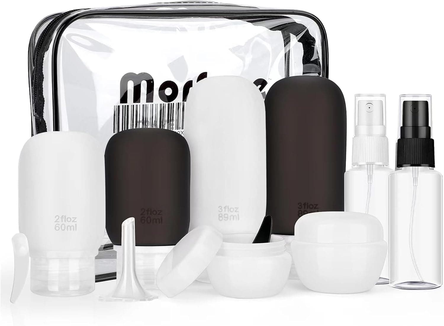 Morfone 13-Pack Travel Bottles Leakproof Containers
