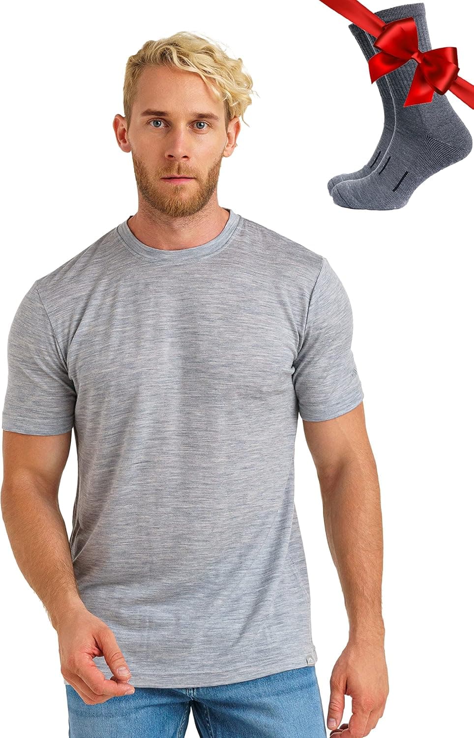 Merino.Tech 100% Merino Wool T-Shirt (Men's 165gsm)