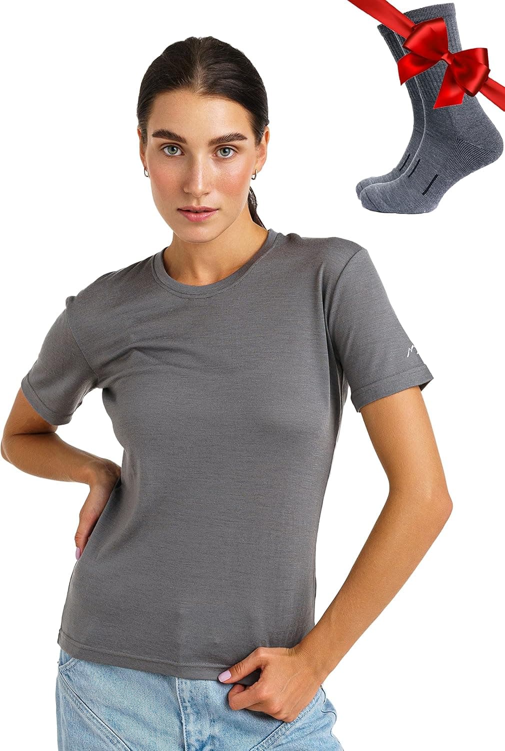 Merino.Tech 100% Merino Wool T-Shirt (Women's 165gsm)