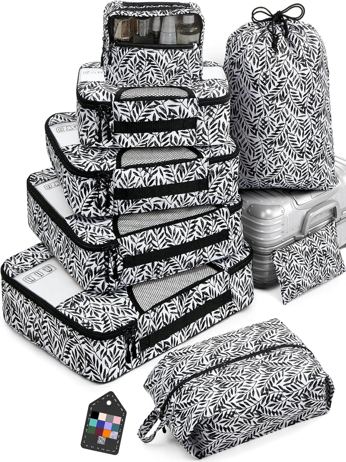Veken 8 Set Packing Cubes for Suitcases