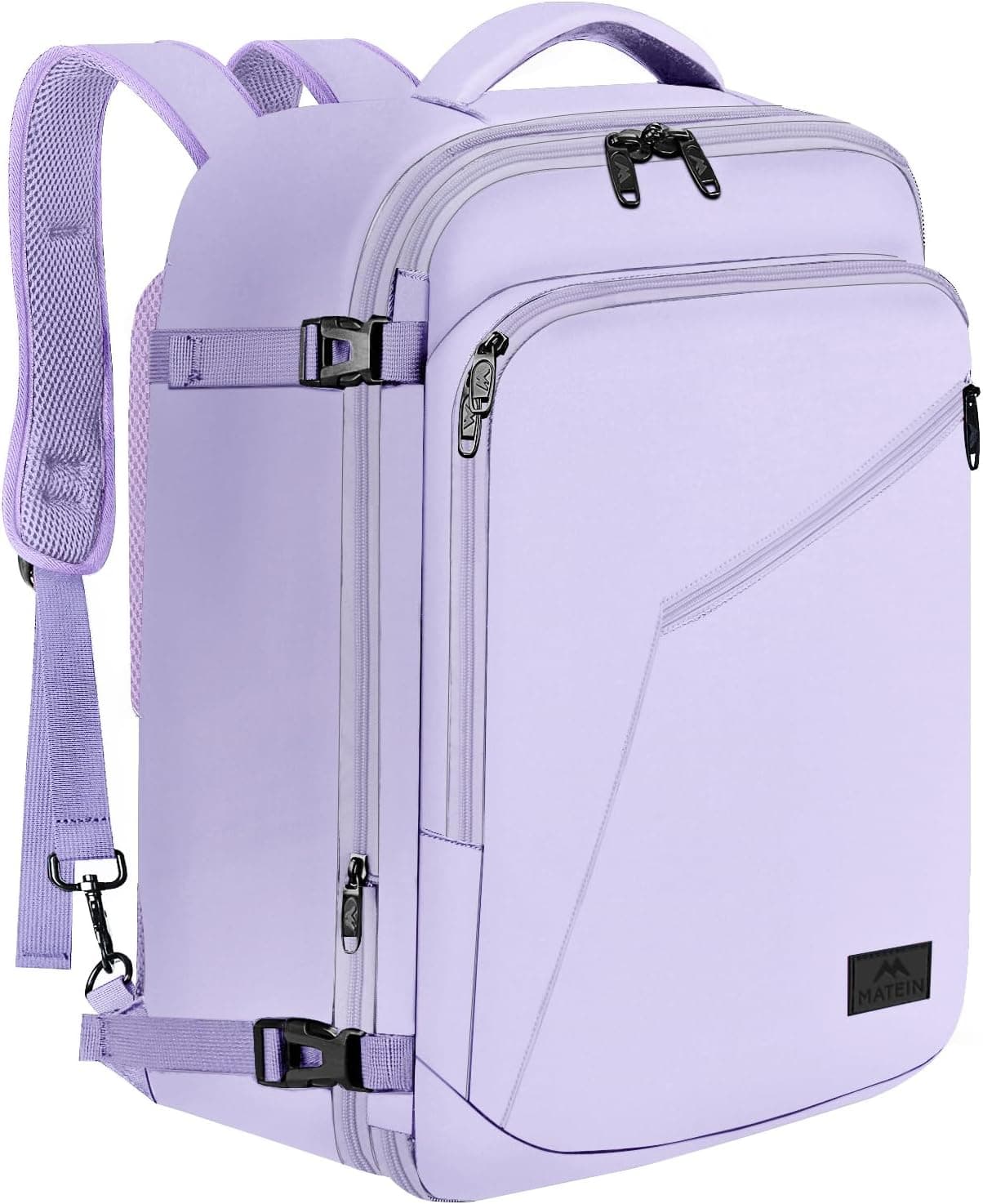 MATEIN 40L Expandable Carry-On Backpack for Women