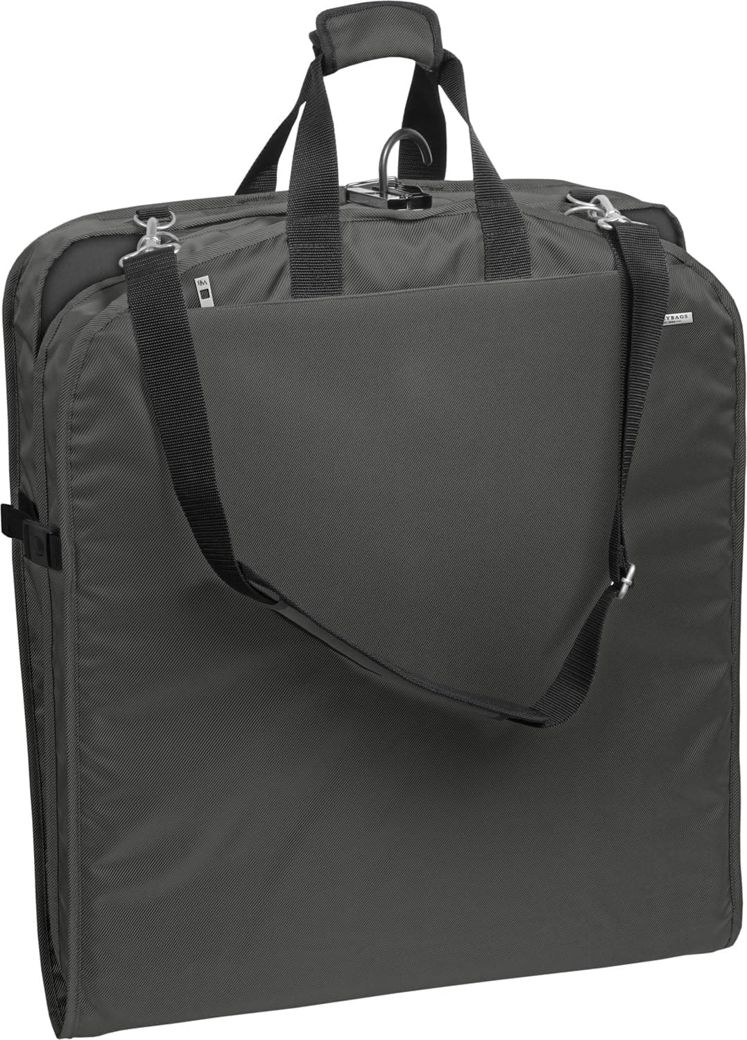 WallyBags 42" Premium Carry-On Travel Garment Bag with Shoulder Strap and Multiple Pockets, Per