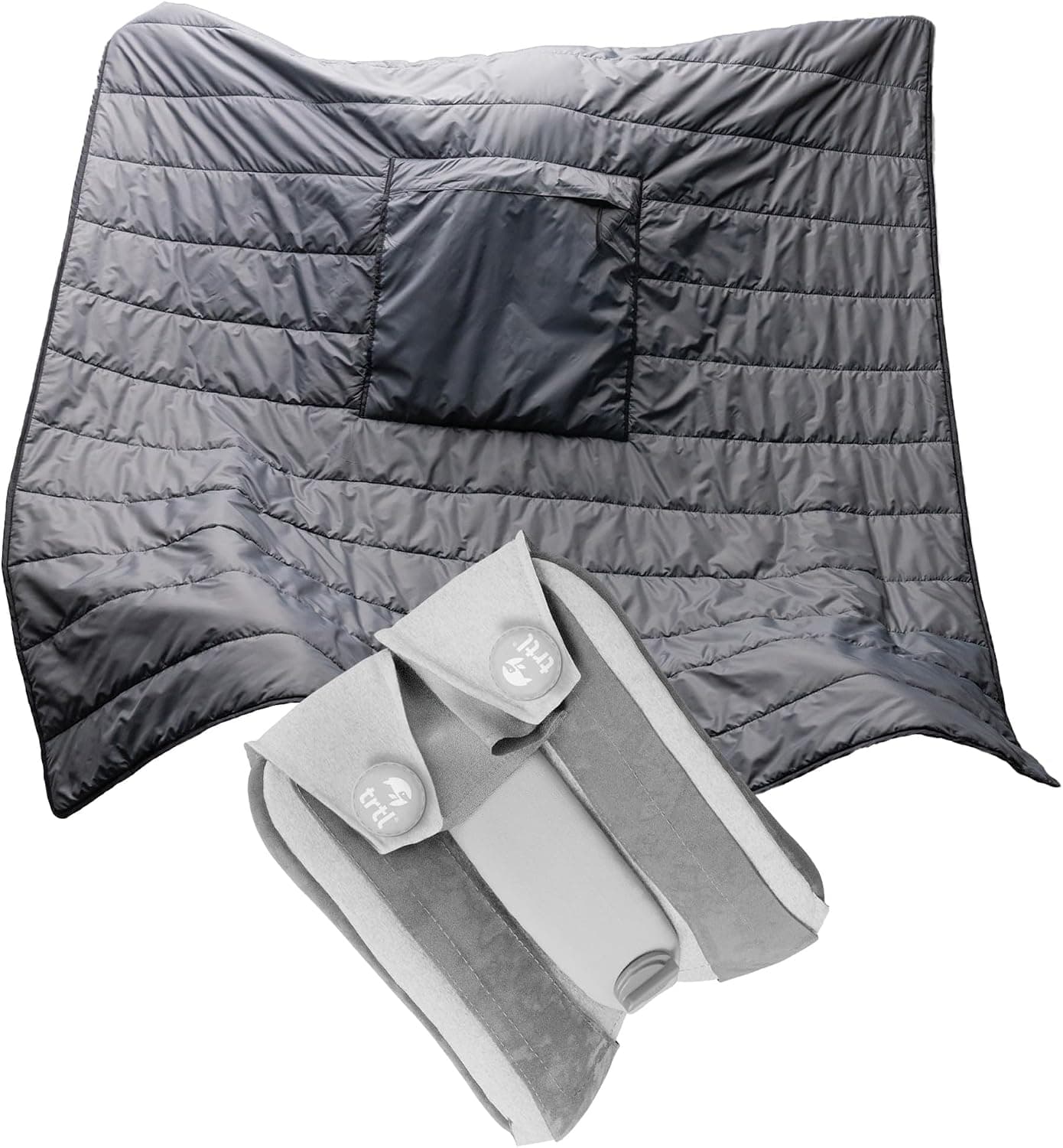 Trtl Pillow Plus and Mini Wrap Travel Bundle