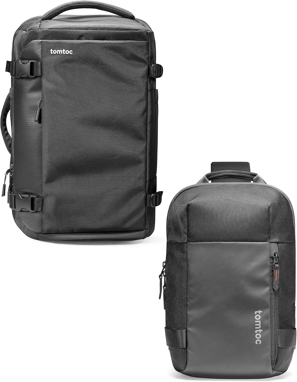 tomtoc Travel Backpack 40L & Compact Sling Bundle