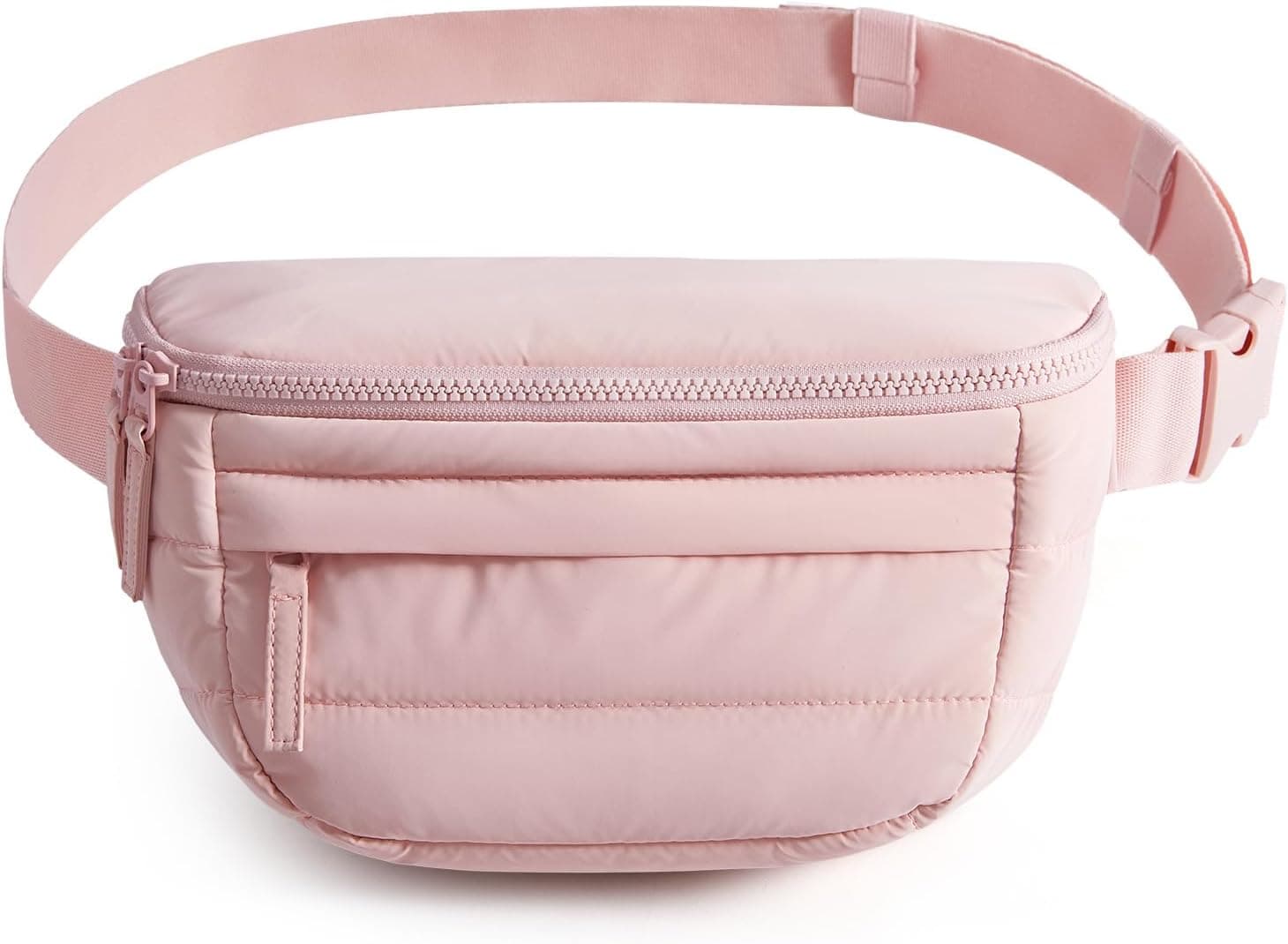 BAGSMART Fanny Packs for Women Two Way Zipper Belt Bag with Adjustable Strap, Puffy Fashion Wai