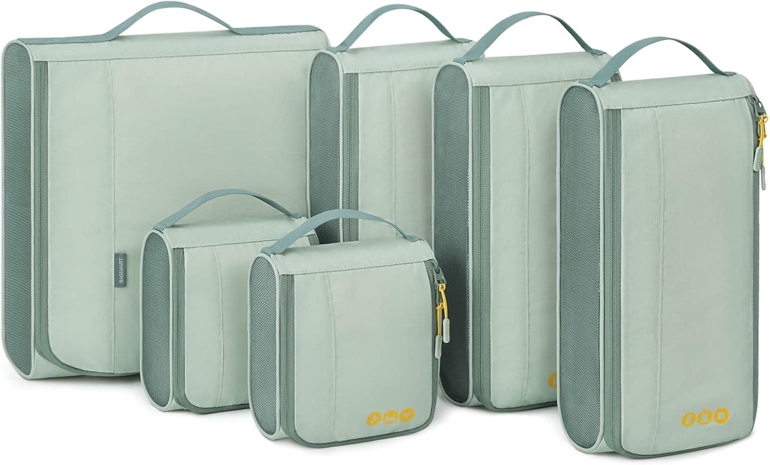 BAGSMART Keep-Shape Packing Cubes 6 Set (Structured)