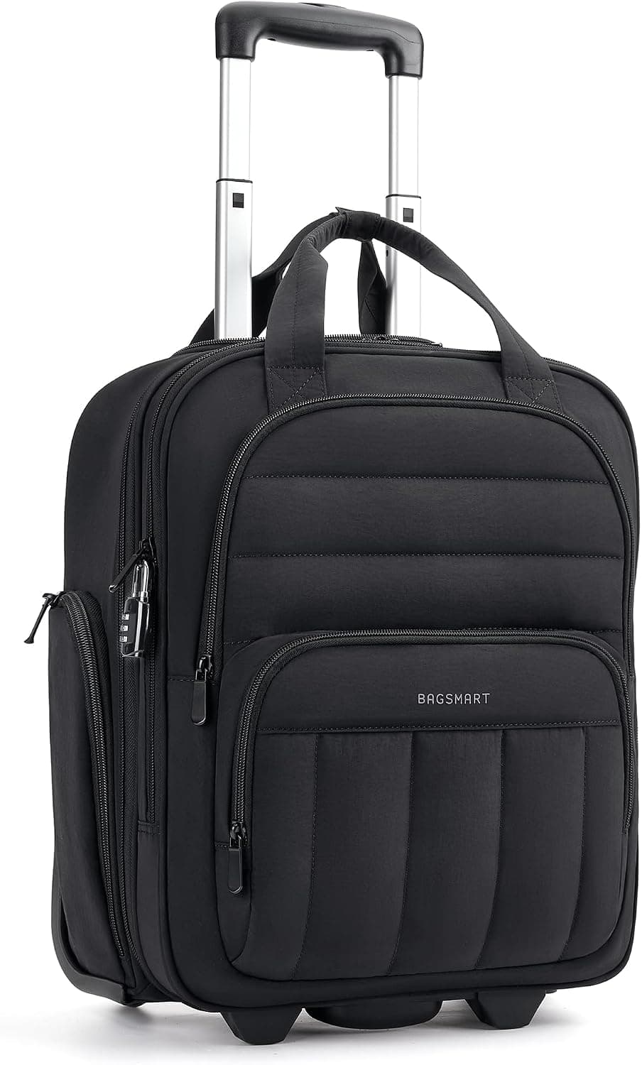 BAGSMART 16 inch Underseat Carry-on Luggage with Wheels