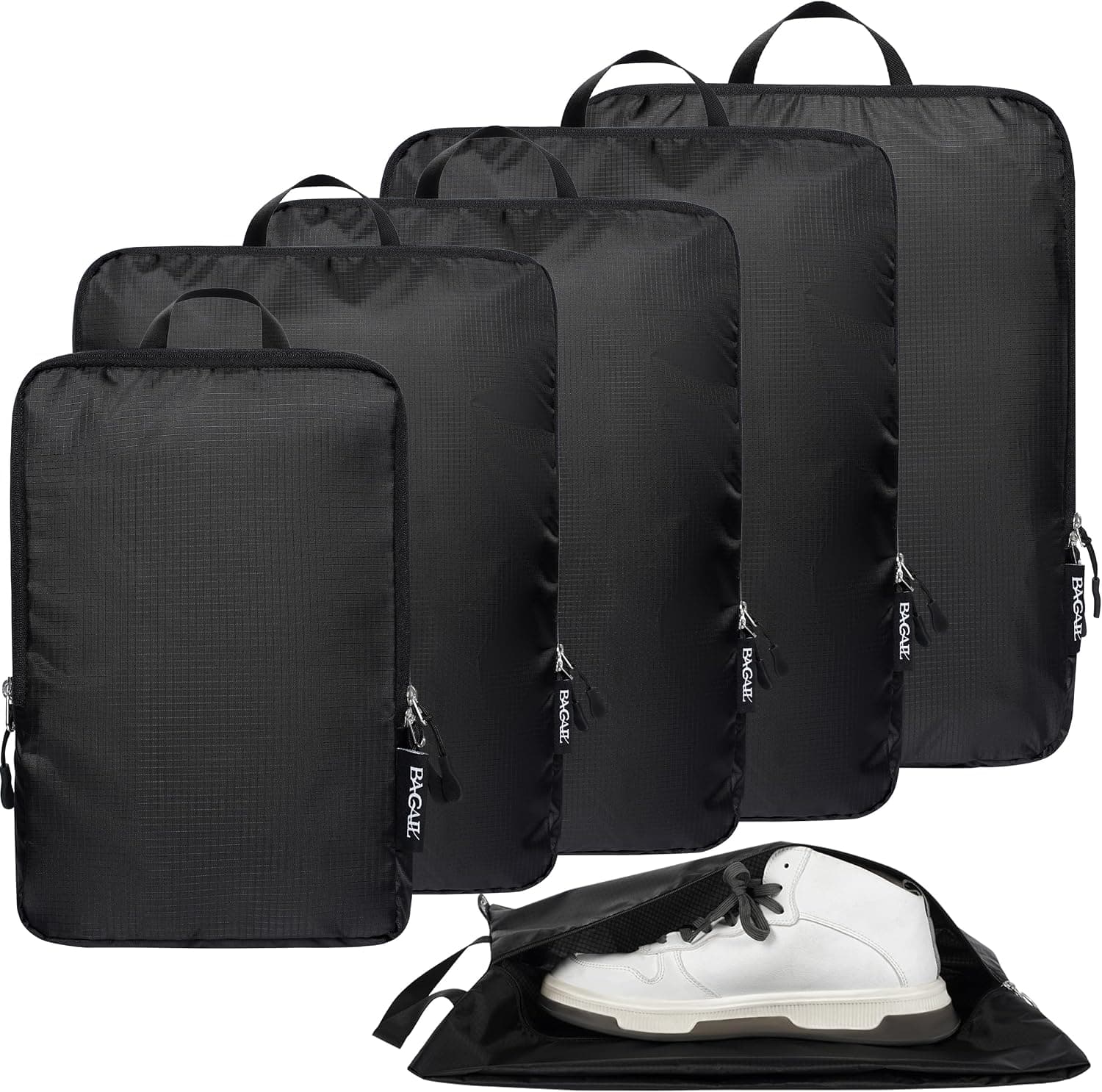 BAGAIL 6 Set Ultralight Compression Packing Cubes (70D)