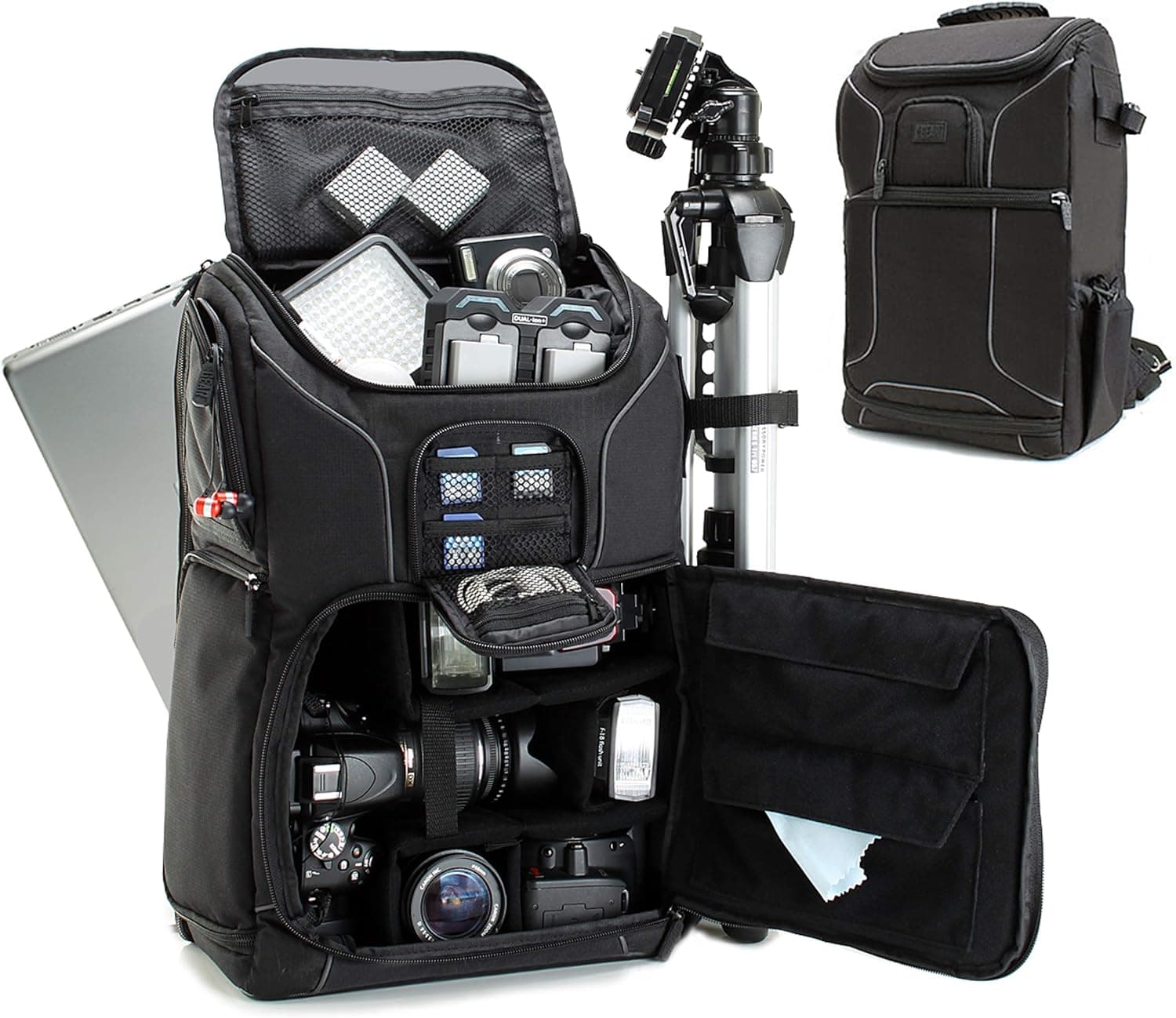 USA Gear Camera Backpack for Photographers DSLR/SLR/Mirrorless Photography Camera Bag with Lapt