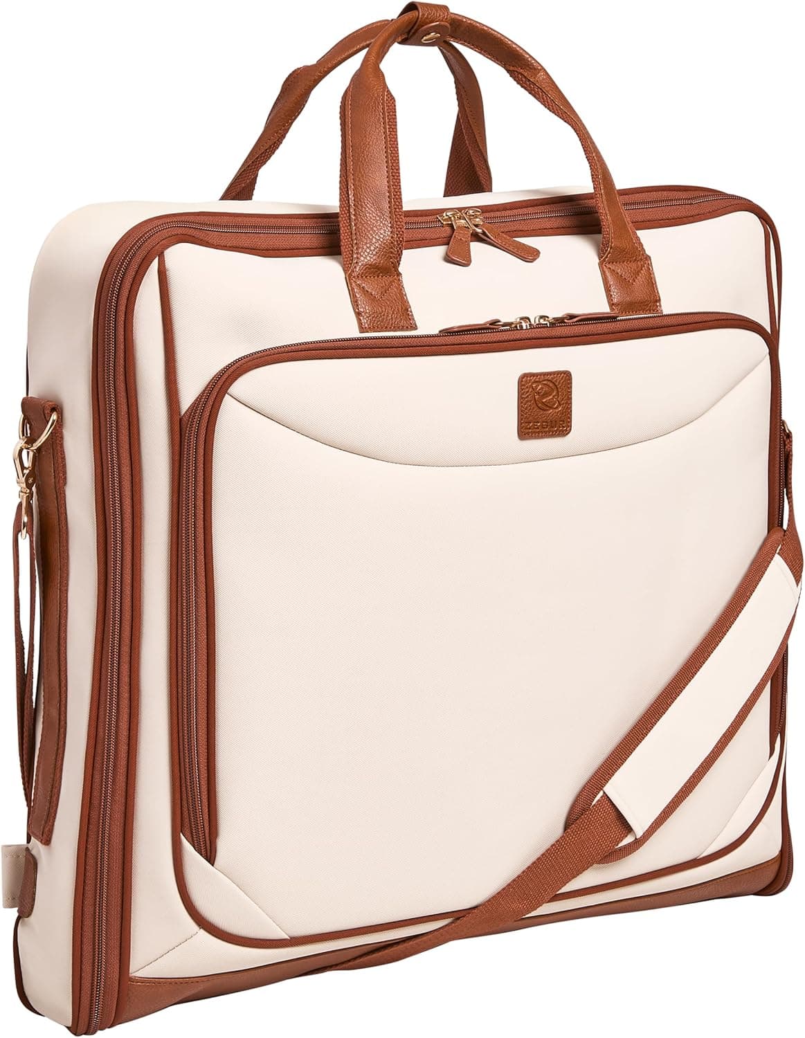 ZEGUR Premium Garment Bag Carry On for Women - Hangs Blazers, Pantsuits & More - Travel Bag wit