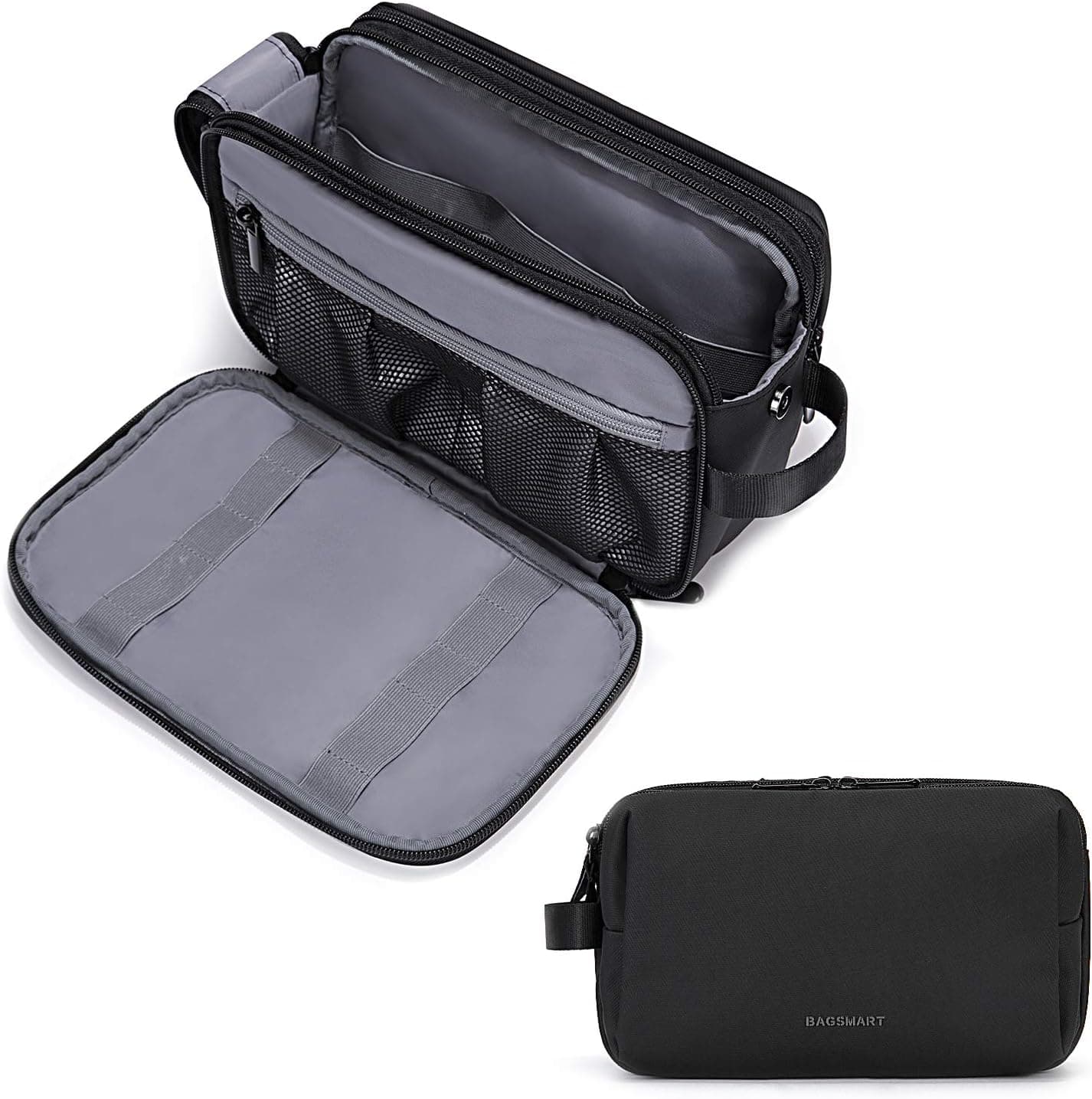 BAGSMART Toiletry Bag for Men, Dopp Kit Organizer