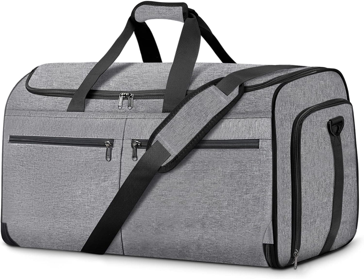 Bukere Carry on Garment Bag for Travel, Convertible Travel Duffel Suit with Shoe Compartment, D