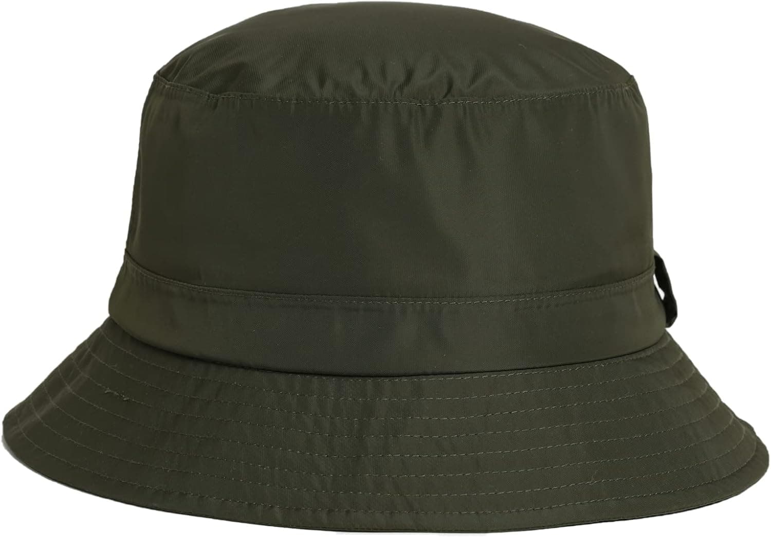 Comhats Waterproof Bucket Sun Rain Hat, UPF 50+ Packable Windproof Chin Strap (Army Green)