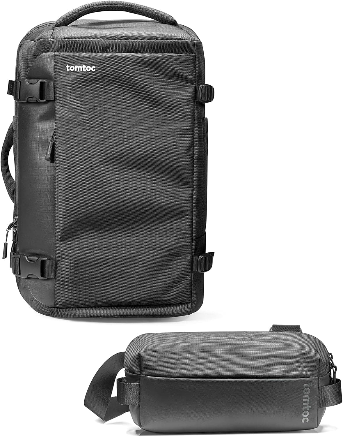 tomtoc Travel Backpack 40L & EDC Sling Bundle